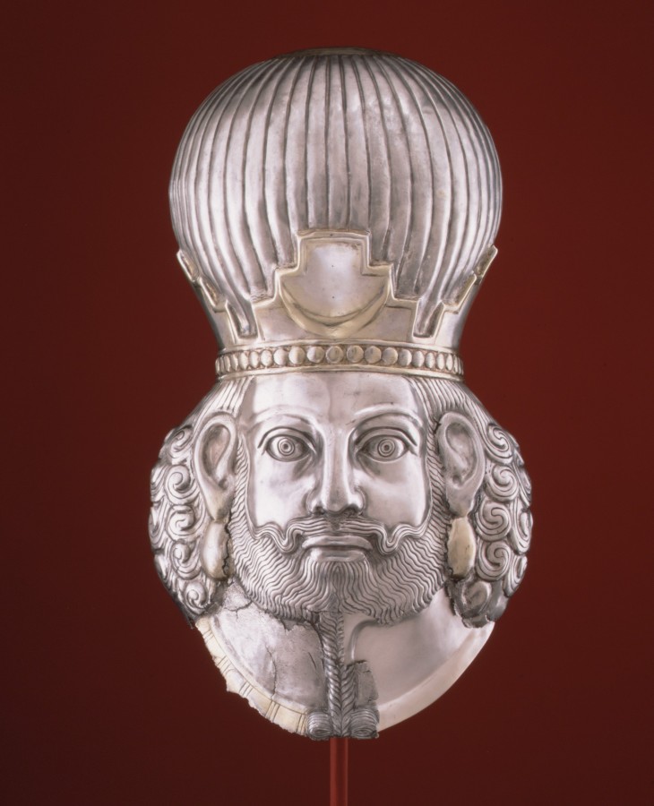 sasanian head of a king